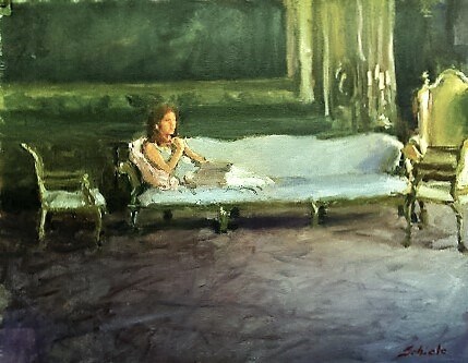 "resting" original fine art by Richard Schiele "resting" original fine art by Richard Schiele