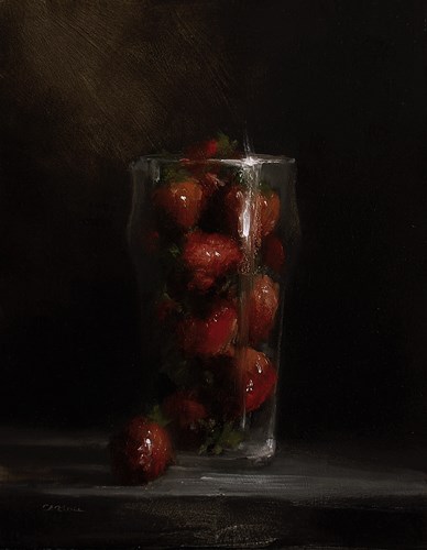 "Pint of Strawberries" original fine art by Neil Carroll "Pint of Strawberries" original fine art by Neil Carroll