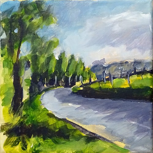 "1883 Land Demo 2" original fine art by Dietmar Stiller "1883 Land Demo 2" original fine art by Dietmar Stiller
