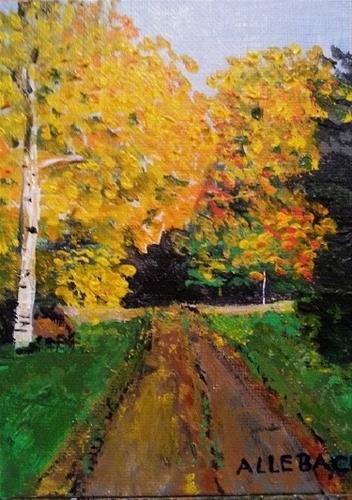 "Down the Road" original fine art by Jo Allebach "Down the Road" original fine art by Jo Allebach