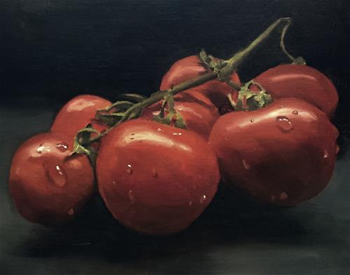 "Tomatoes" original fine art by James Coates "Tomatoes" original fine art by James Coates