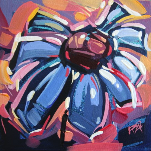 "Flower Abstraction 188" original fine art by Roger Akesson "Flower Abstraction 188" original fine art by Roger Akesson