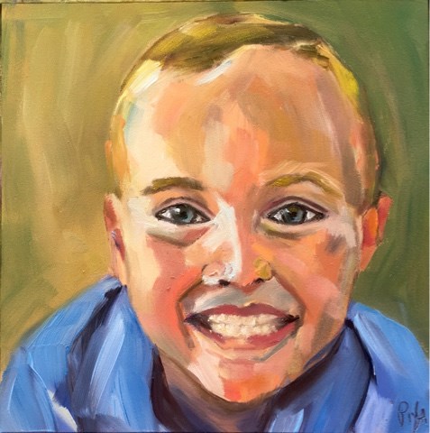 "BRADY" original fine art by Piya Samant "BRADY" original fine art by Piya Samant