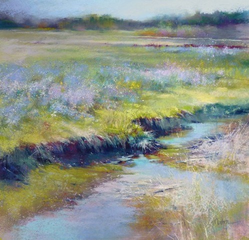 "Life on the Edge" original fine art by Barbara Benedetti Newton "Life on the Edge" original fine art by Barbara Benedetti Newton