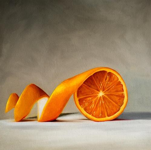 "Unwinding Orange" original fine art by Lauren Pretorius "Unwinding Orange" original fine art by Lauren Pretorius