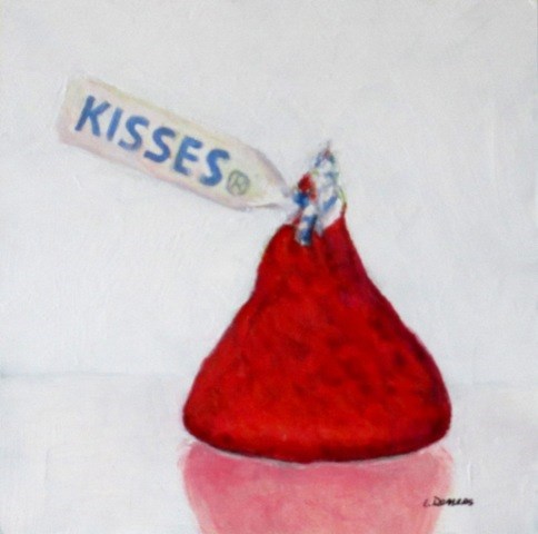 "Kisses" original fine art by Linda Demers "Kisses" original fine art by Linda Demers