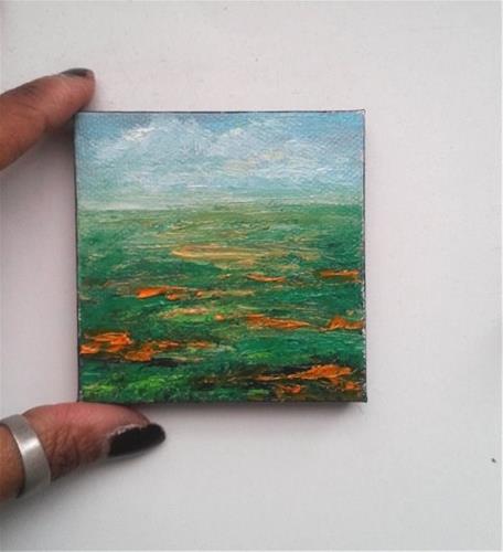 "Landscape Grass" original fine art by Camille Morgan "Landscape Grass" original fine art by Camille Morgan