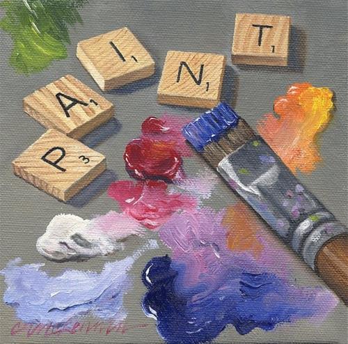 "Paint" original fine art by Connie McLennan "Paint" original fine art by Connie McLennan