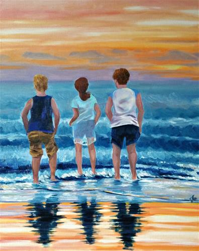 "Making Memories" original fine art by Dana C "Making Memories" original fine art by Dana C