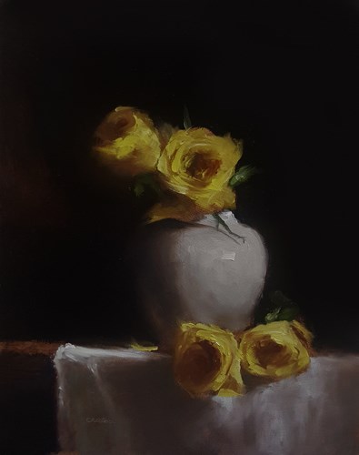 "Arrangement with Vase" original fine art by Neil Carroll "Arrangement with Vase" original fine art by Neil Carroll