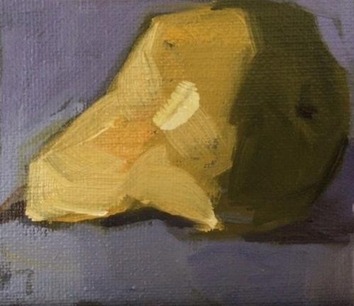 "Pear Daydreams" original fine art by Philla Barkhorn "Pear Daydreams" original fine art by Philla Barkhorn