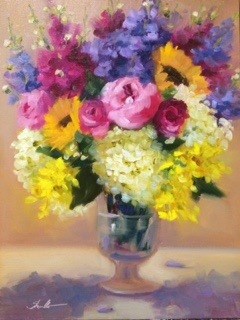 "Joyful Inspiration" original fine art by Pat Fiorello "Joyful Inspiration" original fine art by Pat Fiorello
