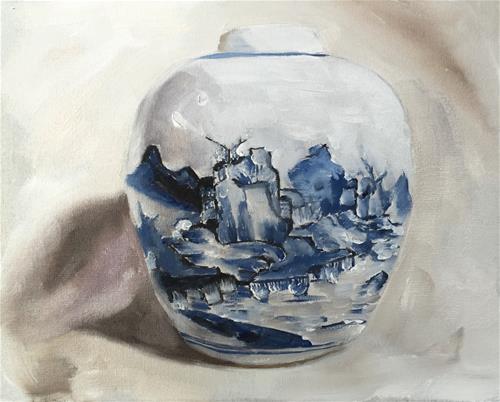 "Chinese Porcelain" original fine art by James Coates "Chinese Porcelain" original fine art by James Coates