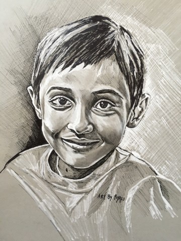 "Eshaan" original fine art by Piya Samant "Eshaan" original fine art by Piya Samant