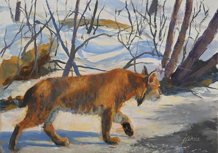 "On the Prowl" original fine art by Jamie Williams Grossman "On the Prowl" original fine art by Jamie Williams Grossman