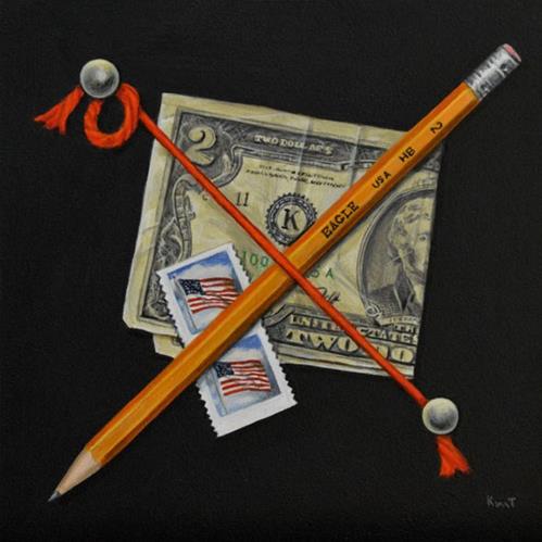 "It Takes Two" original fine art by Kim Testone "It Takes Two" original fine art by Kim Testone