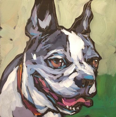 "Shasta for Dennis" original fine art by Kat Corrigan "Shasta for Dennis" original fine art by Kat Corrigan