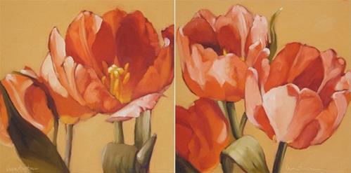 "Spring Tulips, also a winner in my give away has been chosen!" original fine art by Diane Hoeptner "Spring Tulips, also a winner in my give away has been chosen!" original fine art by Diane Hoeptner