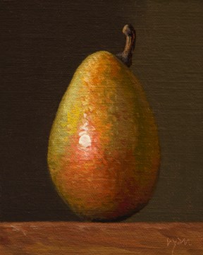 "D'Anjou Pear in Late Afternoon Light" original fine art by Abbey Ryan "D'Anjou Pear in Late Afternoon Light" original fine art by Abbey Ryan