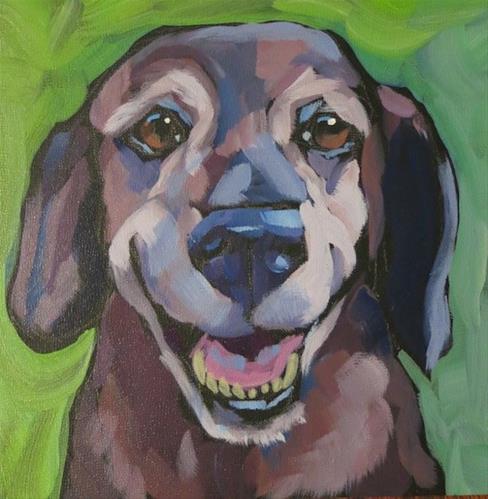 "July 16, Nelly" original fine art by Kat Corrigan "July 16, Nelly" original fine art by Kat Corrigan