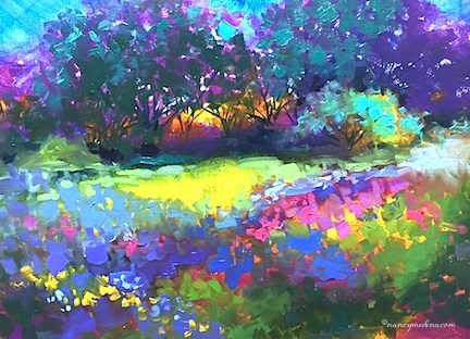 "The View From Ireland - Nancy Medina Art" original fine art by Nancy Medina "The View From Ireland - Nancy Medina Art" original fine art by Nancy Medina