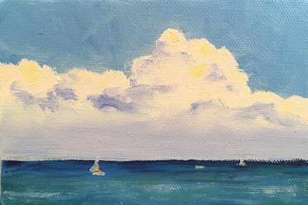 "Lake Michigan" original fine art by Maria McNitt "Lake Michigan" original fine art by Maria McNitt