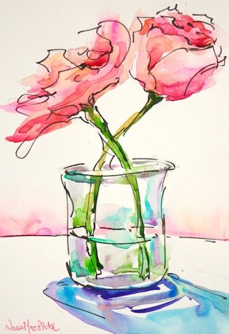 "star-crossed" original fine art by Nora MacPhail "star-crossed" original fine art by Nora MacPhail