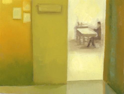 "The Dream - Classroom" original fine art by Nancy Herman "The Dream - Classroom" original fine art by Nancy Herman