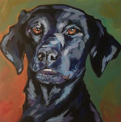 "Lulu" original fine art by Kat Corrigan "Lulu" original fine art by Kat Corrigan