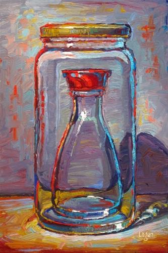 "Soy Sauce in a Jar" original fine art by Raymond Logan "Soy Sauce in a Jar" original fine art by Raymond Logan