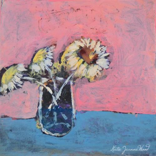 "Floral No 93" original fine art by Katie Jeanne Wood "Floral No 93" original fine art by Katie Jeanne Wood