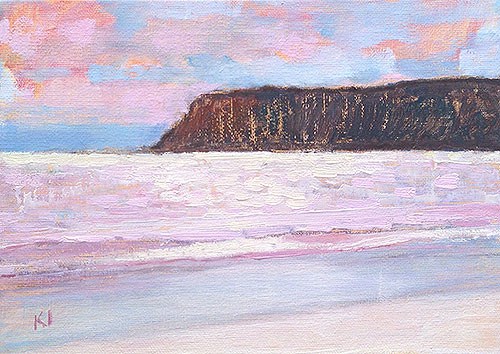 "Evening, Coronado" original fine art by Kevin Inman "Evening, Coronado" original fine art by Kevin Inman
