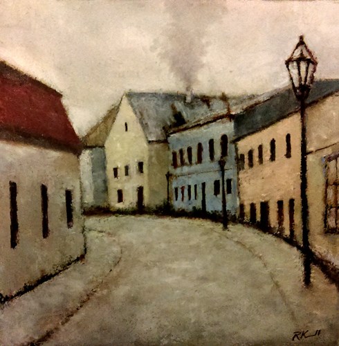 "An Old Street" original fine art by Bob Kimball "An Old Street" original fine art by Bob Kimball