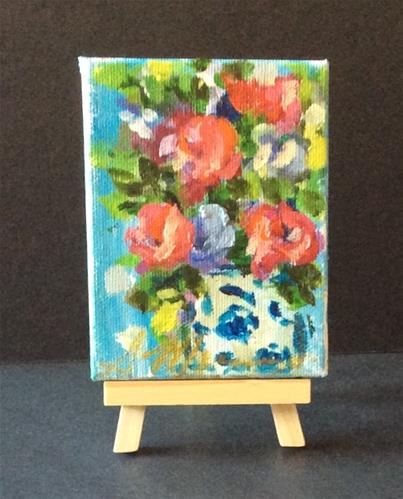 "Ming vase" original fine art by Susie Monzingo "Ming vase" original fine art by Susie Monzingo