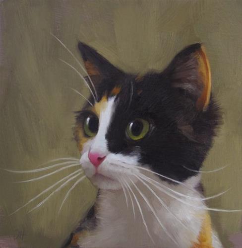 "Alison and moving is tedious business" original fine art by Diane Hoeptner "Alison and moving is tedious business" original fine art by Diane Hoeptner