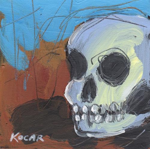 "Fall Skull #6" original fine art by George Kocar "Fall Skull #6" original fine art by George Kocar
