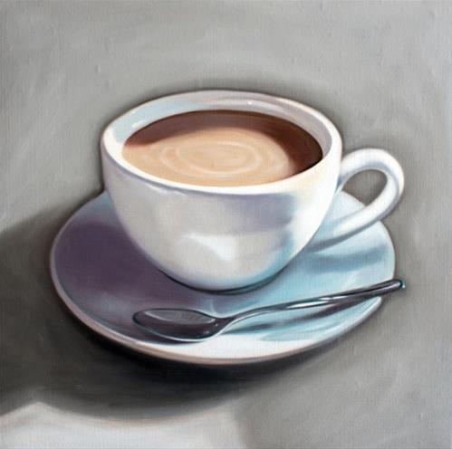"Cup of Coffee" original fine art by Lauren Pretorius "Cup of Coffee" original fine art by Lauren Pretorius