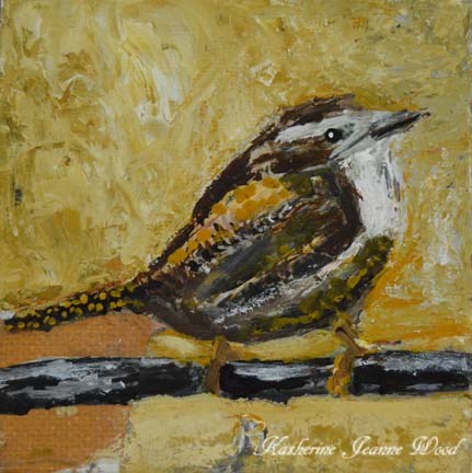 "Bird Series No 2" original fine art by Katie Jeanne Wood "Bird Series No 2" original fine art by Katie Jeanne Wood