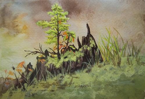 "Seedling" original fine art by Becky Chappell "Seedling" original fine art by Becky Chappell