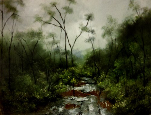 "Recent Rain" original fine art by Bob Kimball "Recent Rain" original fine art by Bob Kimball