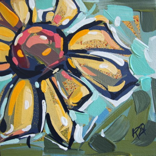"Flower Abstraction 186" original fine art by Roger Akesson "Flower Abstraction 186" original fine art by Roger Akesson