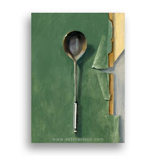 "Antique Spoon" original fine art by Ester Wilson "Antique Spoon" original fine art by Ester Wilson