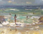 "Seascape Plein air Winds and Water" original fine art by Roos Schuring "Seascape Plein air Winds and Water" original fine art by Roos Schuring