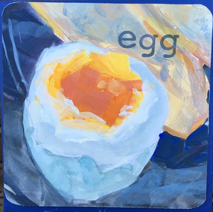 "Egg" original fine art by Maria McNitt "Egg" original fine art by Maria McNitt