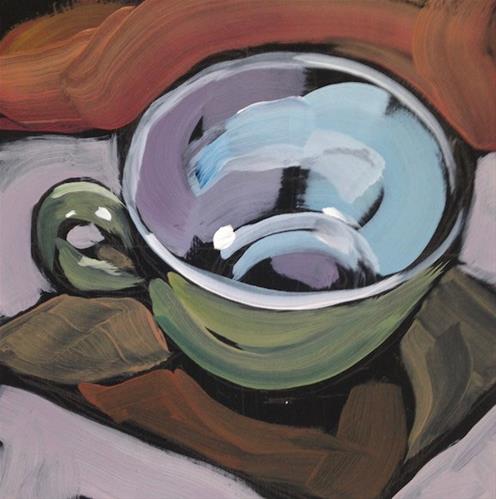 "That Coffee Cup" original fine art by Kat Corrigan "That Coffee Cup" original fine art by Kat Corrigan