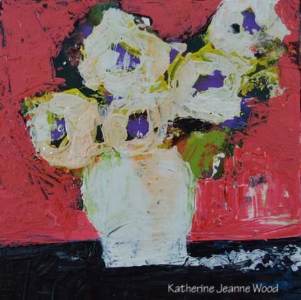 "Flower Series No 47" original fine art by Katie Jeanne Wood "Flower Series No 47" original fine art by Katie Jeanne Wood