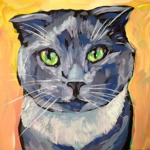 "June! March 4" original fine art by Kat Corrigan "June! March 4" original fine art by Kat Corrigan
