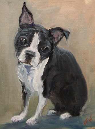 "Woeful Boston" original fine art by H.F. Wallen "Woeful Boston" original fine art by H.F. Wallen