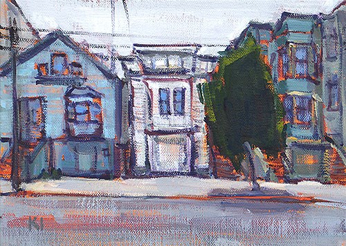 "The Mission, San Francisco" original fine art by Kevin Inman "The Mission, San Francisco" original fine art by Kevin Inman