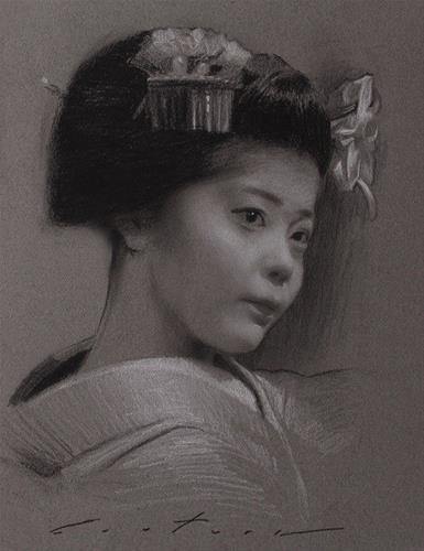 "Portrait of Momifuku" original fine art by Phil Couture "Portrait of Momifuku" original fine art by Phil Couture